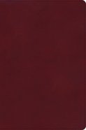 NASB Giant Print Reference Bible Burgundy (Red Letter Edition) Imitation Leather