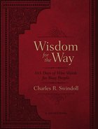 Wisdom For the Way: 365 Days of Wise Words For Busy People (Large Text) Premium Imitation Leather