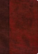 ESV Single Column Journaling Bible Large Print Burgundy/Red Timeless Design Imitation Leather
