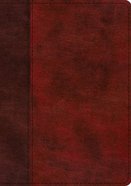 ESV Study Bible Burgundy/Red Timeless Design Indexed (Black Letter Edition) Imitation Leather