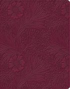 ESV Single Column Journaling Bible Raspberry Floral Design Imitation Leather
