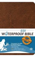 ESV Waterproof Bible Bark/Brown Waterproof
