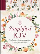 Simplified KJV Bible Wildflower Medley Hardback