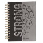 Journal: Be Strong Lion (Joshua 1:9) Spiral