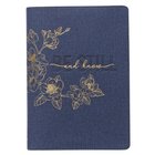 Journal: Be Still and Know, Zip Closure, Navy/Gold Imitation Leather
