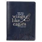 Journal: Wings Like Eagles Handy Size, Navy (Isaiah 40:31) Imitation Leather
