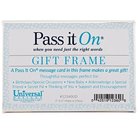 Acrylic Horizontal Frame (Pass It On Cards Series) General Gift