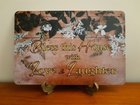 Metal Plaque: Bless This House With Love & Laughter Plaque