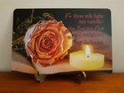 Metal Plaque: Light My Candle Plaque