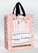 Gift Bag Medium: Happy Birthday, Cake (Psalm 118:24 Mssg) Stationery