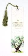 Bookmark With Tassel: Be Strong and Courageous Tree (Joshua 1:9) Stationery