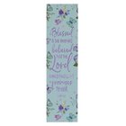 Bookmark: Blessed is She Who Believed (Luke 1:15) Blue/White/Butterflies (10 Pack) Stationery