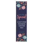 Bookmark: You Are Special (Ephesians 1:16) Blue/Floral (10 Pack) Stationery