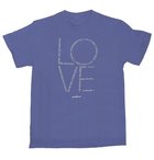Love Chapter, Small, Round Neck, Violet, 1 Cor 13 (Grace & Truth Womens T-shirts Series) Soft Goods