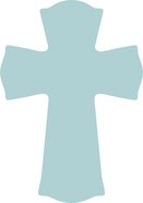 Cross: Blue (Mdf) Plaque