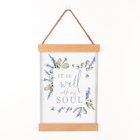 String Banner: It is Well With My Soul, Lavender Sprigs Homeware