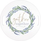 Tray With Cutout Handles: Gather Together, Lavender Sprigs (Mdf) Homeware