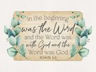 Wall Art : In the Beginning Was the Word (John 1:1) (Canvas/Mdf) (Vintage Praise Series) Plaque