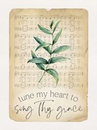 Wall Art : Tune My Heart to Sing Thy Grace (Canvas/Mdf) (Vintage Praise Series) Plaque