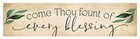 Tabletop Decor : Come Thou Fount of Every Blessing (Pine) (Vintage Praise Series) Homeware