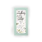 Framed Wall Art: Let Everything Be Done in Love Plaque