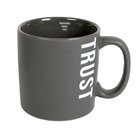 Ceramic Mug: Trust, Charcoal (Proberbs 3:5) Simply Scripture (473 Ml) Homeware
