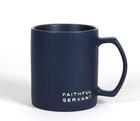 Ceramic Mug : Faithful Servant (Matt 5:6) Navy (532ml) (Simply Yours Collection) Homeware