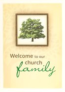 Certificate: Membership - Welcome to Our Family (Premium, Green Foil, Embossed) Church Supplies