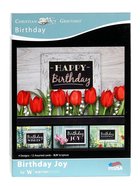 Boxed Cards: Birthday Joy Floral (Kjv) Box