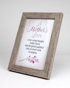 Framed Art With Easel: A Mother's Love (Lasting Impressions Series) Plaque