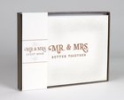 Guest Book: Mr & Mrs Imitation Leather