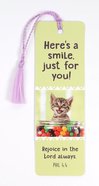 Bookmark With Tassel: Here's a Smile Just For You (Phil 4:4) Stationery