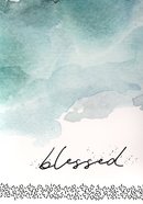 Poster Large: Blessed Poster