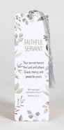 Bookmark With Tassel: Faithful Servant Stationery