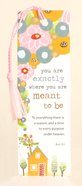 Bookmark With Tassel: You Are Meant to Be (Eccl 3:1) Stationery