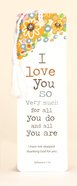 Bookmark With Tassel: I Love You So Very Much (Eph 1:16) Stationery