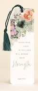 Bookmark With Tassel: Strength (Isaiah 40:30) Stationery