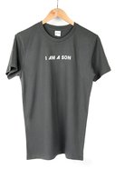 Mens Staple: I Am a Son, Small, White Print on Charcoal (Abide Mens Apparel Series) Soft Goods
