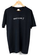 Mens Staple: What a Love, Large, White Print on Navy (Abide Mens Apparel Series) Soft Goods