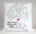 Pillow Organic White (Aco Certified Organic Cotton) (Above All Keep Loving 1 Peter 4: 8) (Australiana Products Series) Homeware