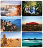 Placemats Natural Australia Faith With Scripture, Cork Backed (Set of 6) (Australiana Products Series) Homeware
