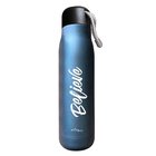Stainless Steel Flask Water Bottle 600ml: Believe, Indigo Blue Homeware