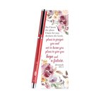 Gel Pen and Bookmark Gift Set: For I Know the Plans, Jeremiah 29:11 Stationery