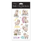 Rub on Stickers: Lamb Series, 2 Sheets Per Pack Novelty