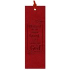 Bookmark: Blessed Are the Pure in Heart, Matthew 5:8 Imitation Leather