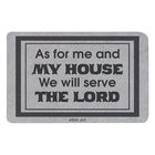 Floor Mat: As For Me and My House We Will Serve the Lord Homeware