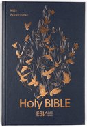 Esv-Ce Holy Bible Deluxe Midnight Blue Edition With Apocrypha Hardback