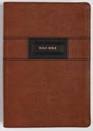NIV Grace and Truth Study Bible Large Print Brown Thumb Indexed (Red Letter Edition) Premium Imitation Leather
