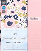 NIV Journal the Word Bible For Girls Pink Magnetic Closure (Red Letter Edition) Hardback