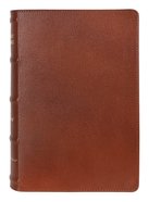 NIV Personal Size Bible Large Print Brown (Red Letter Edition) Genuine Leather